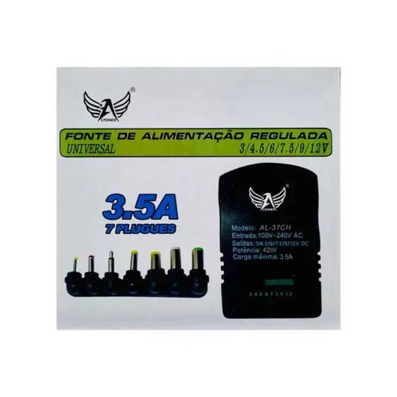 Carregador Universal Altomex  7 Pinos 3.5A
