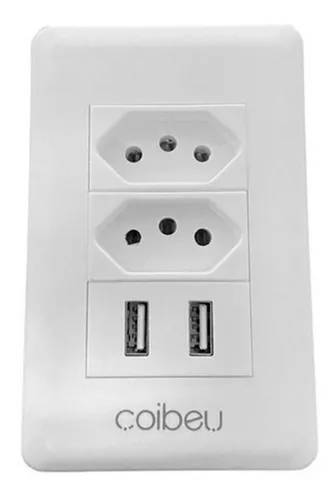 Tomada Usb Parede Carregador Universal Turbo